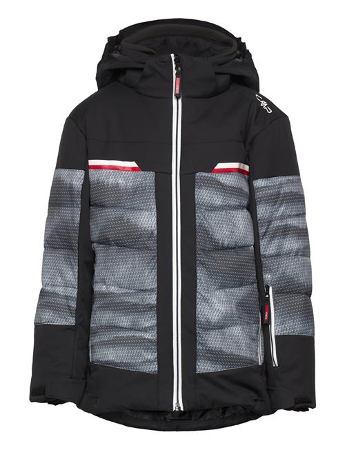 CMP Kid Jacket Snaps Hood CMP Black