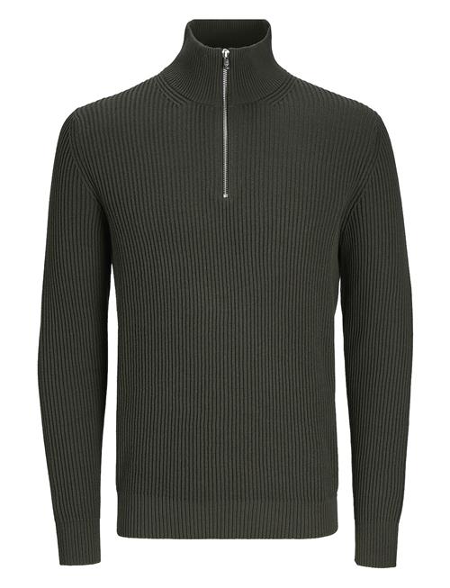 Se Jack & Jones Jprblaliam Knit Half Zip Bf Jnr Jack & J S Green ved Booztlet