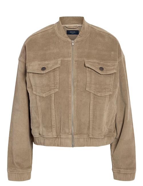 Nmcord Jade L/S Bomber Corduroy Jacket NOISY MAY Beige