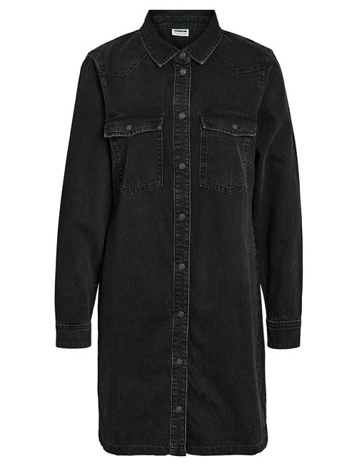 NOISY MAY Nmnew Signe L/S Denim Dress Vi001Bl Noos NOISY MAY Black