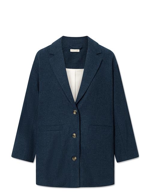 Se Luis Blazer - Wool STUDIO FEDER Navy ved Booztlet