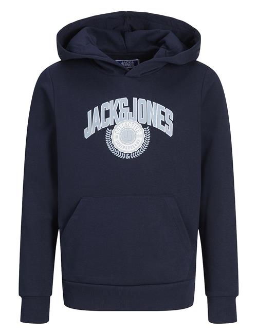 Jack & Jones Jjkam Varsity Branding Sweat Hood Jnr Jack & J S Navy