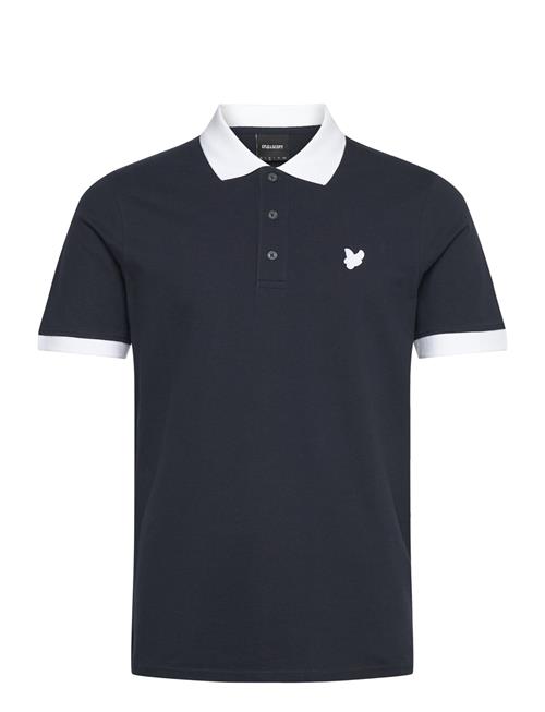 Lyle & Scott Tonal Ringer Polo Shirt Lyle & Scott Navy