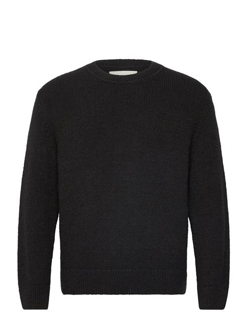 Se GANT Relaxed Plain Boucle C-Neck GANT Black ved Booztlet