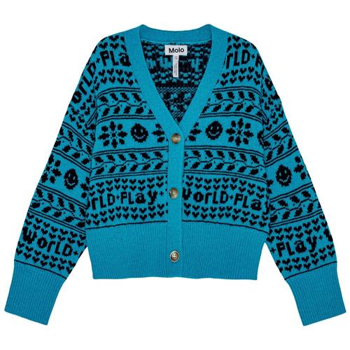 Molo Gilly Cardigan Peacock Blue | Blå | 122/128 cm