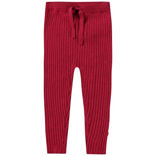 Se Molo Shadow Bukser Velvety 74 cm  Rød  74 cm  Unisex ved Babyshop