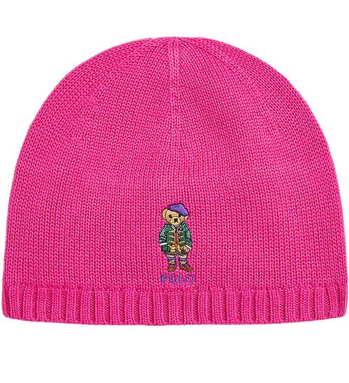 Se Polo Ralph Lauren Hue m. Fleece - Strik - Pink ved KidsWorld