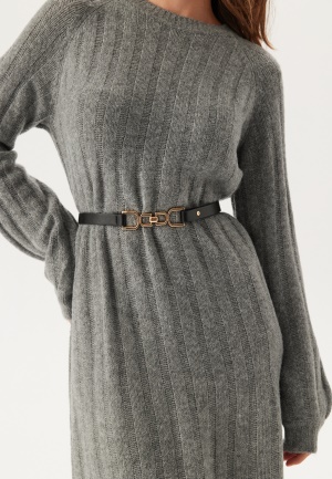 BUBBLEROOM Chain Waist Belt Black M/L