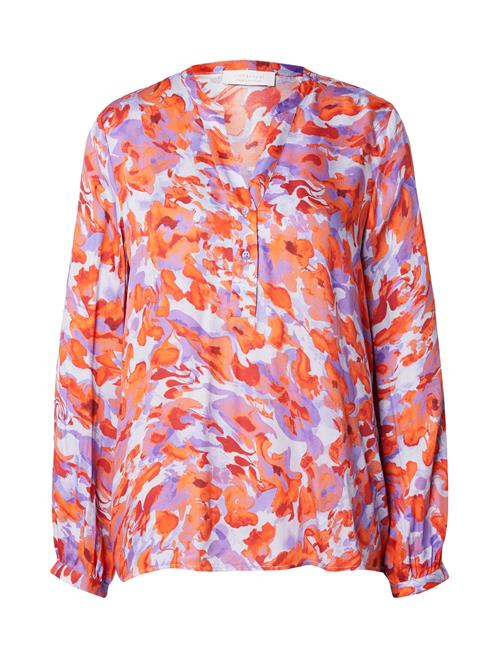 Rich & Royal Bluse  lilla / orange / purpur / hvid