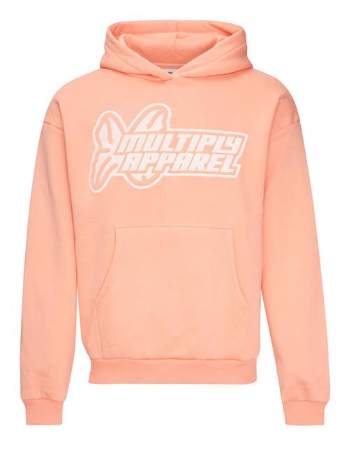 Se Multiply Apparel Sweatshirt  abrikos / hvid ved About You