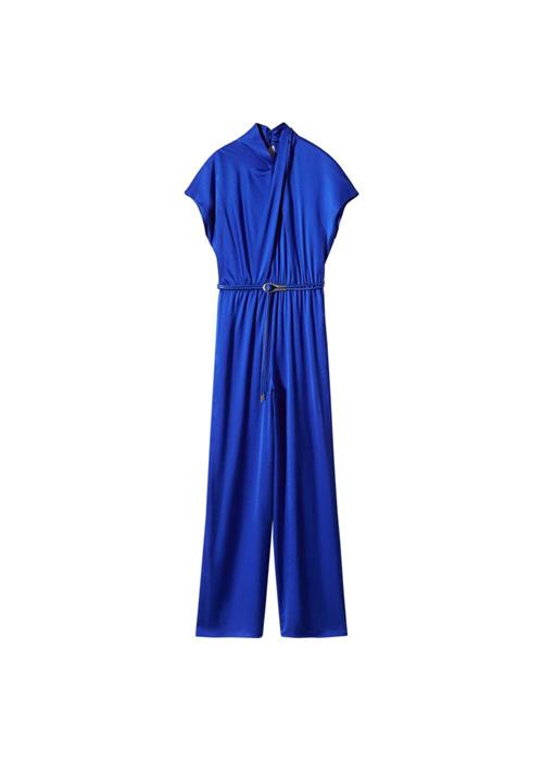 MANGO Jumpsuit 'Atlantis'  royalblå