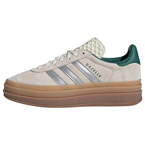 Se ADIDAS ORIGINALS Sneaker low 'GAZELE BOLD'  smaragd / sølv / hvid / offwhite ved About You