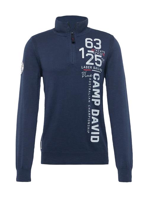 CAMP DAVID Pullover  marin / lysegrå / rød