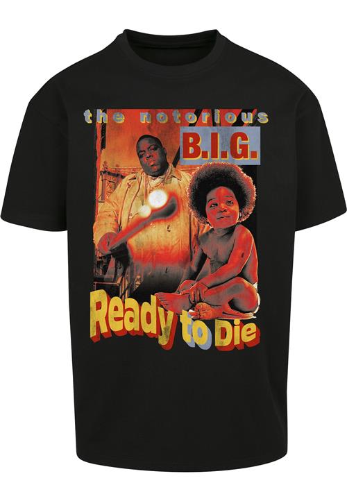 Se Mister Tee Bluser & t-shirts 'Biggie Ready To Die'  dueblå / brun / gul / rød / sort ved About You