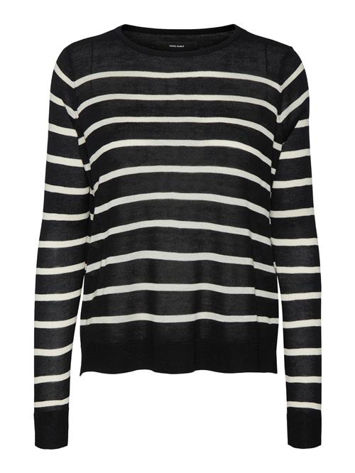 VERO MODA Pullover 'Nova'  sort / hvid