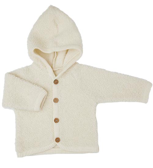 Se Smallstuff Cardigan - Uld - Off White ved KidsWorld