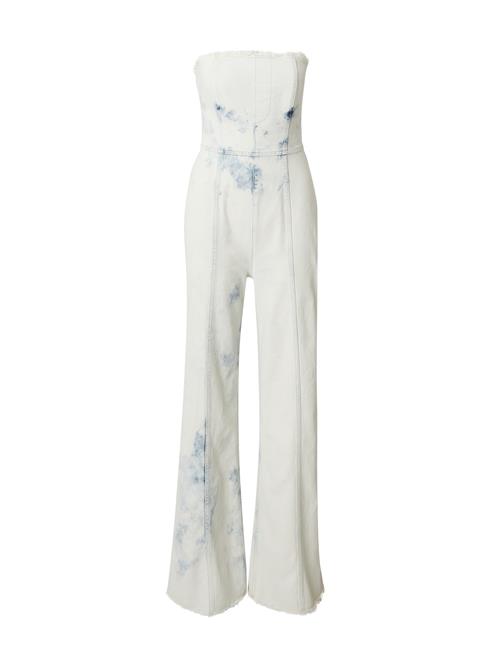 OUT OF ORBIT Jumpsuit 'Paula'  blå / offwhite