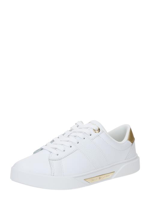 Se TOMMY HILFIGER Sneaker low 'CHIC'  guld / hvid ved About You