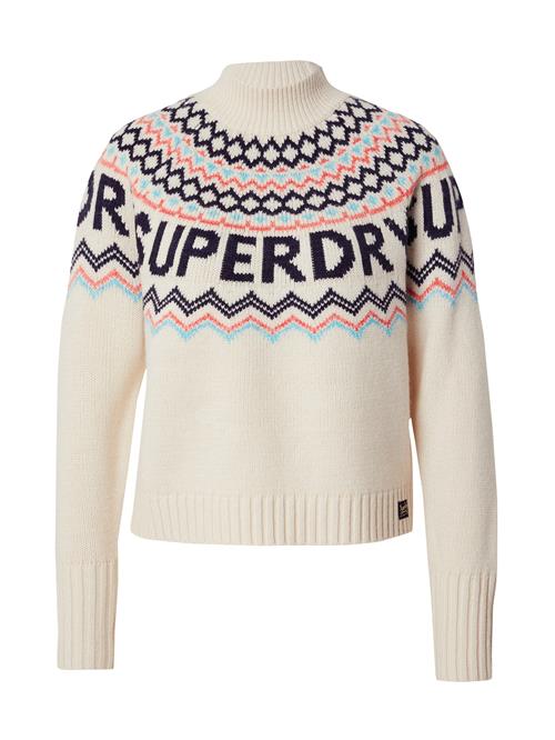 Se Superdry Pullover  creme / marin / lyseblå / orange ved About You