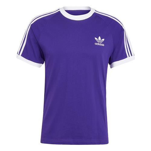 ADIDAS ORIGINALS Bluser & t-shirts 'Adicolor Classics'  mørkelilla / hvid