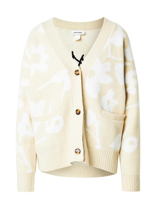 Se Monki Cardigan  beige / sort / hvid ved About You