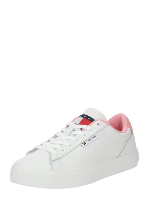 Se Tommy Jeans Sneaker low 'Essential'  navy / pink / rød / hvid ved About You