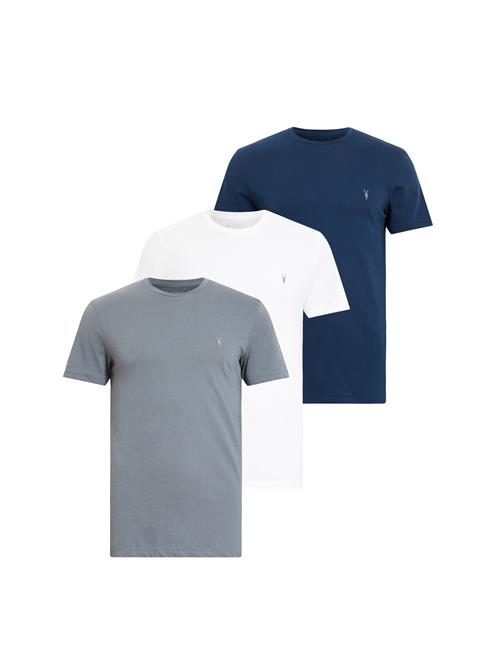 Se AllSaints Bluser & t-shirts 'TONIC'  navy / opal / hvid ved About You