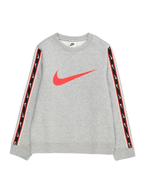 Nike Sportswear Sweatshirt  mørkegrå / knaldrød / sort / hvid