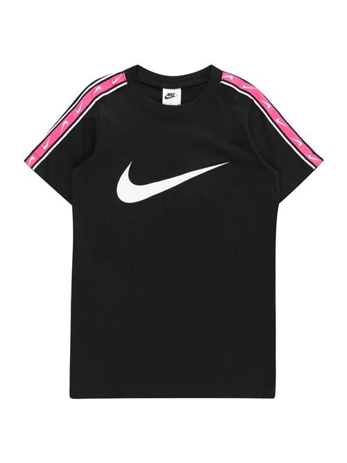 Nike Sportswear Shirts 'REPEAT'  fuchsia / sort / hvid