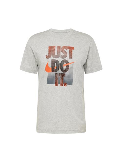 Nike Sportswear Bluser & t-shirts  grå-meleret / orange / sort