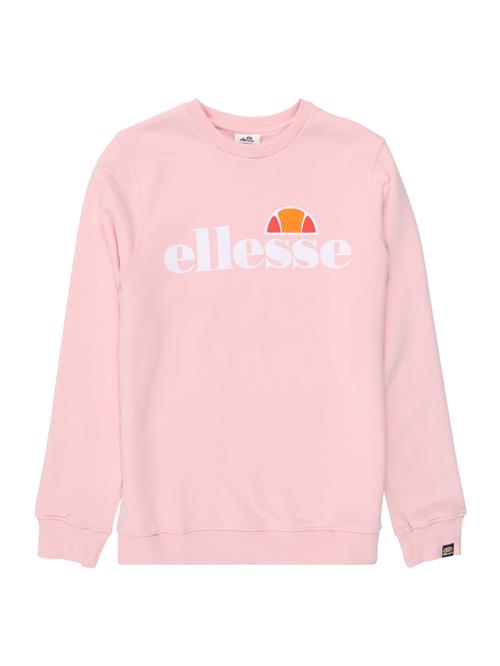 Se ELLESSE Sweatshirt 'Siobhen'  orange / lyserød / orangerød / hvid ved About You