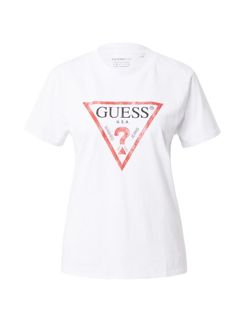 Se GUESS Shirts 'Classic'  rød / sort / hvid ved About You