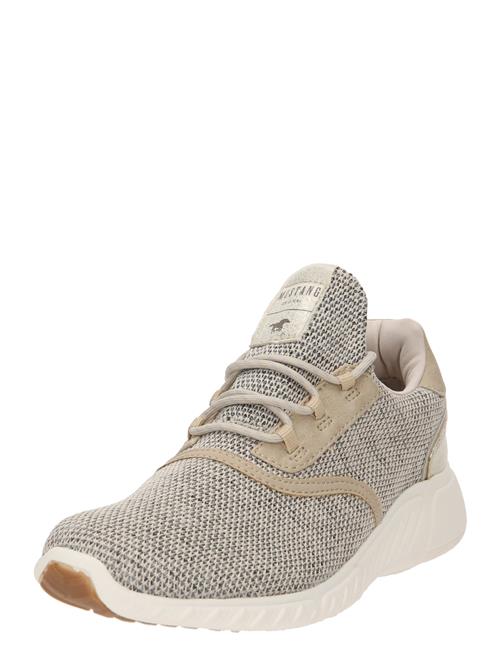 MUSTANG Sneaker low  beige / grå / sølv