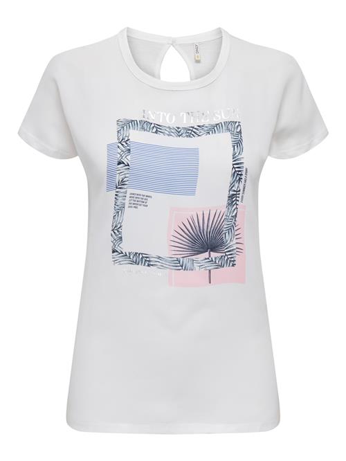 Se ONLY Shirts 'FLORA'  blå / sølvgrå / lyserød / hvid ved About You