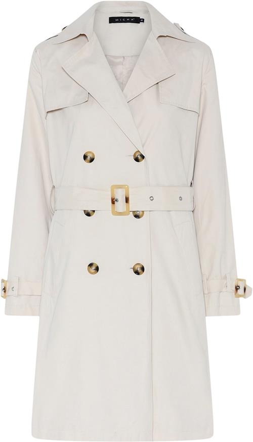 Micha Trence Coat_ Cottonmixouterwea Kvinde Sandshell Trenchcoats Str 44 - hos Magasin