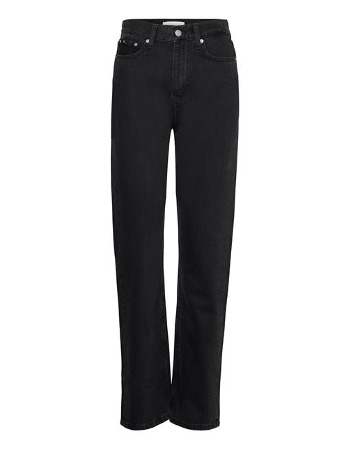 Calvin Klein Jeans High Rise Straight Calvin Klein Jeans Black