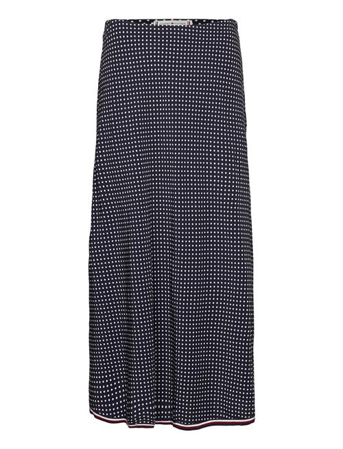 Tommy Hilfiger Polkadot Long Skirt Tommy Hilfiger Black