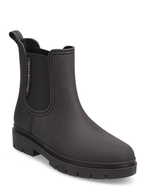 Se Tommy Hilfiger Essential Tommy Rainbootie Tommy Hilfiger Black ved Booztlet