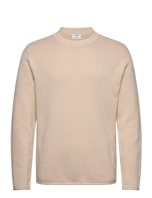 Se Filippa K Rolled Hem Sweater Filippa K Beige ved Booztlet