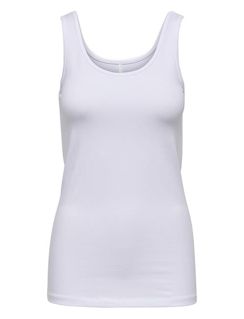 ONLY Onllive Love S/L Tank Top Noos ONLY White