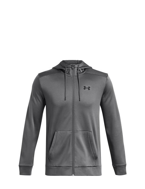 Se Under Armour Ua Armour Fleece Fz Hoodie Under Armour Grey ved Booztlet