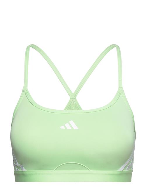 Se adidas Performance Aerct Ls 3S Bra Adidas Performance Green ved Booztlet