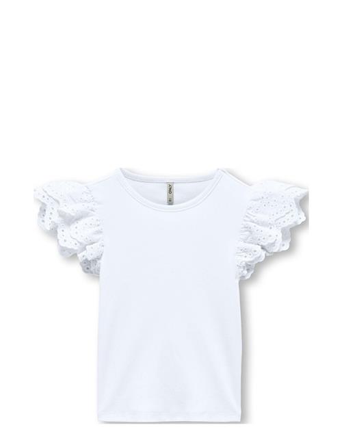 Kids Only Kmgzenia S/L Detail Top Jrs Kids Only White