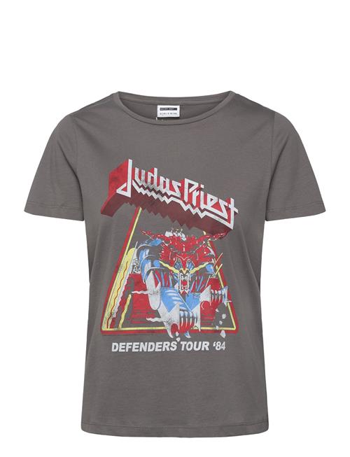 Nmnate Judas Priest S/S T-Shirt Jrs Fwd NOISY MAY Grey