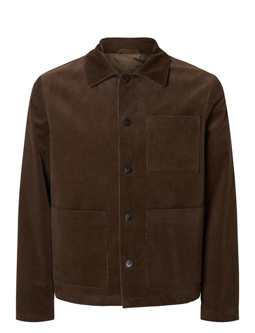 Selected Homme Slhreg-Cole Cord Hybrid Blz Selected Homme Brown