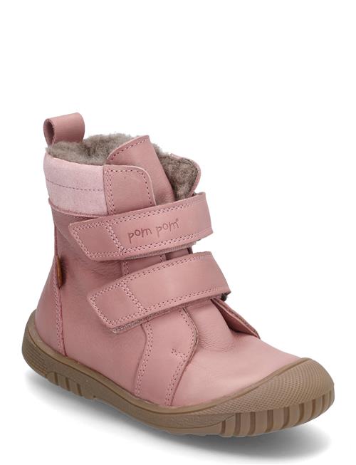 Se Pom Pom Sporty™ Velcro Boot Tex Pom Pom Pink ved Booztlet