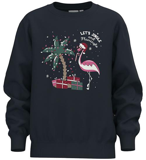 Se Name It Sweatshirt - NkfVismas - Dark Sapphire ved KidsWorld
