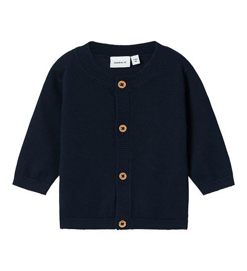 Se Name It Cardigan - Strik - NbmRasomme - Dark Sapphire ved KidsWorld