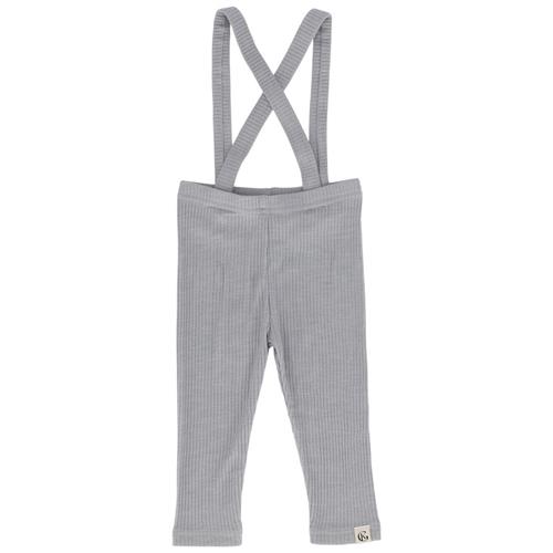 Se Gullkorn Design Chalk Wool Babylongs Grey | Grå | 98 cm ved Babyshop