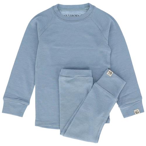 Se Gullkorn Design Idde Wool Set Dusty Blue | Blå | 110 cm ved Babyshop